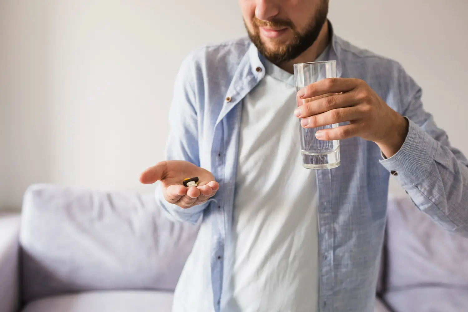 Person in recovery surviving opiate addiction rehab treatment