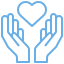 Peer support and solidarity in recovery icon